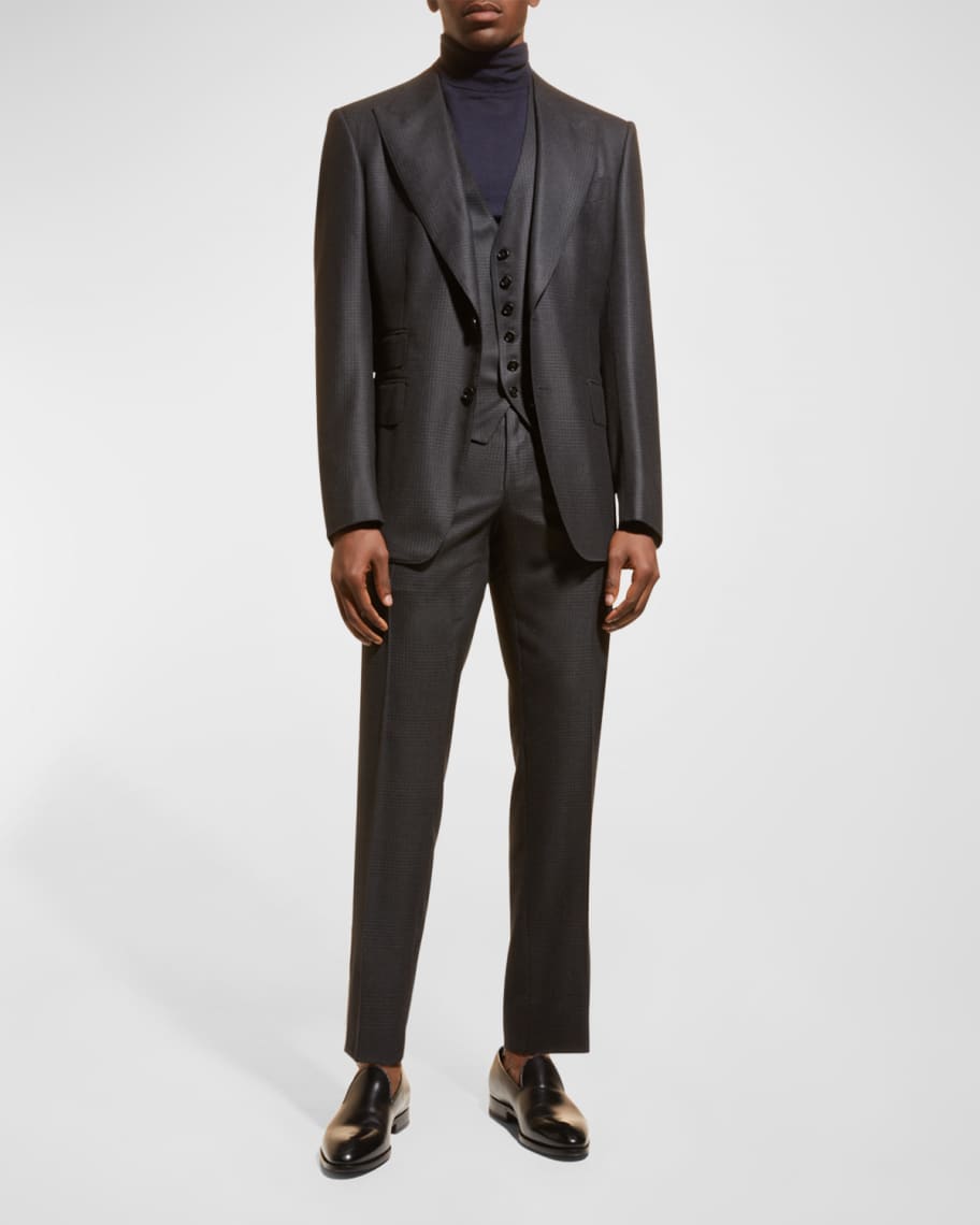 TOM FORD Men's 3-Piece Prince of Wales Suit | Neiman Marcus