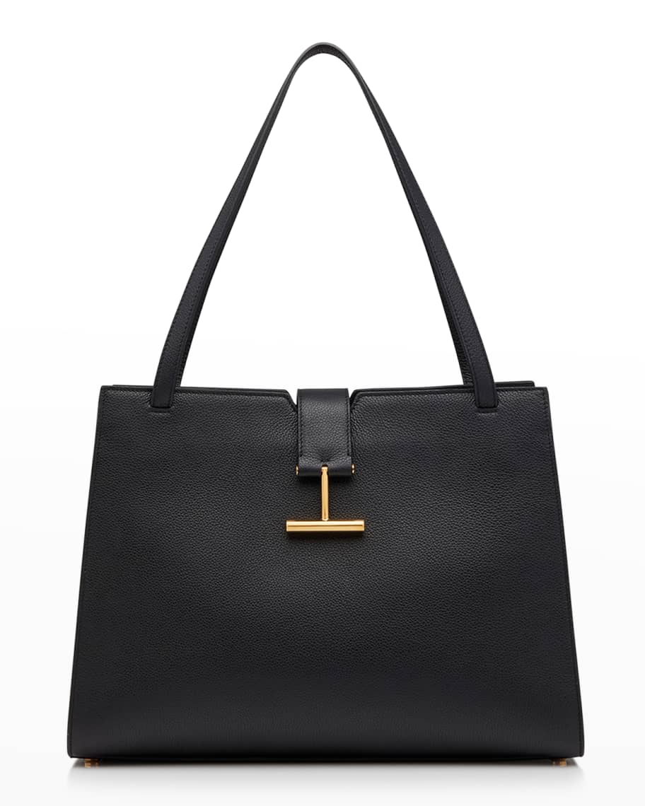 TOM FORD Tara Grain Leather Shoulder Bag | Neiman Marcus