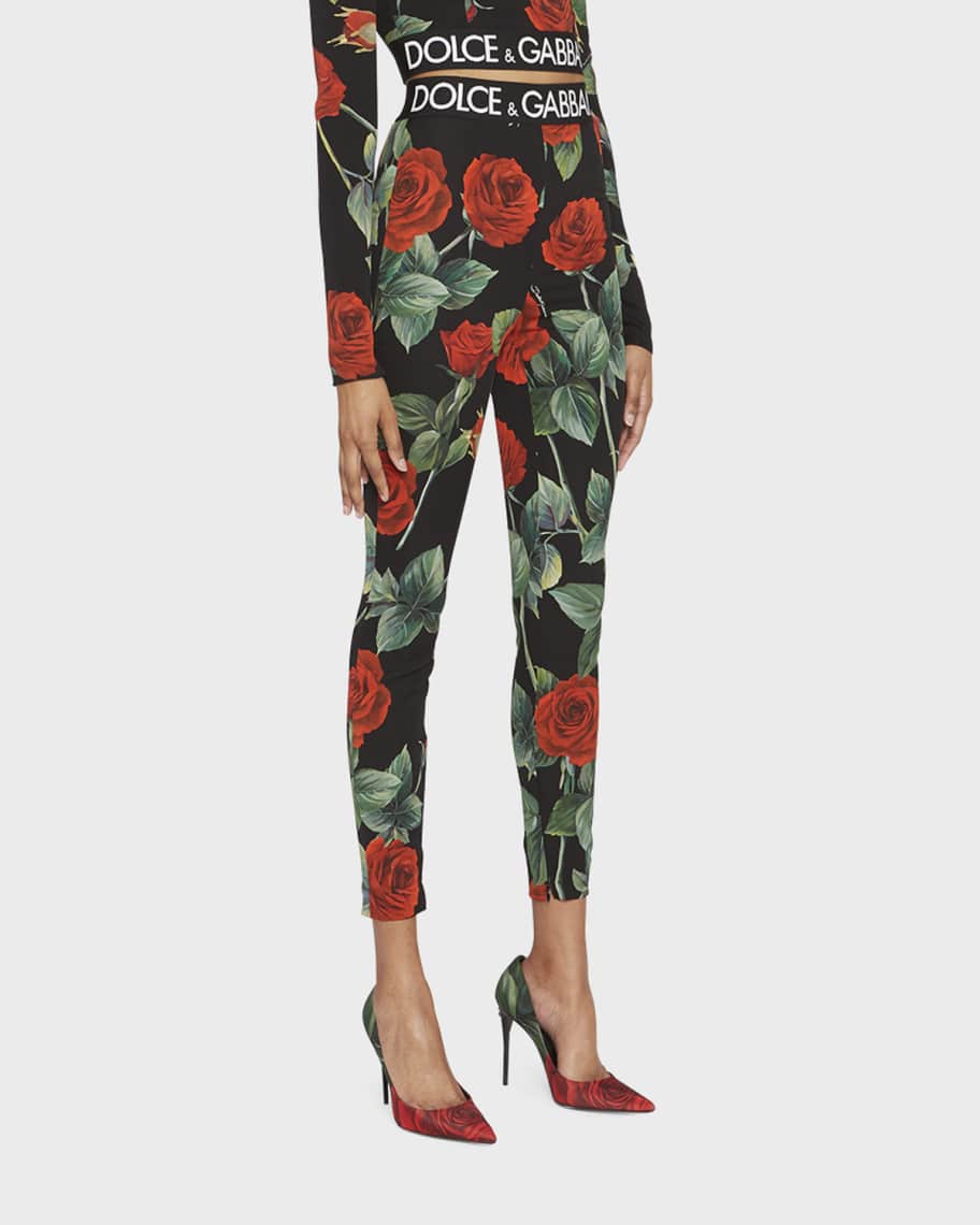 Rose Printed Leggings