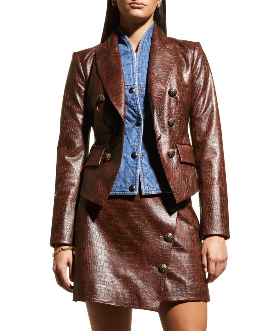 Ozuna Brown Leather Jacket