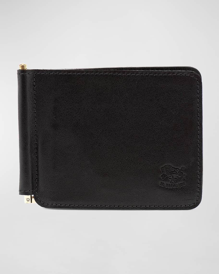 Il Bisonte Men's Leather Bifold Wallet w/ Money Clip | Neiman Marcus