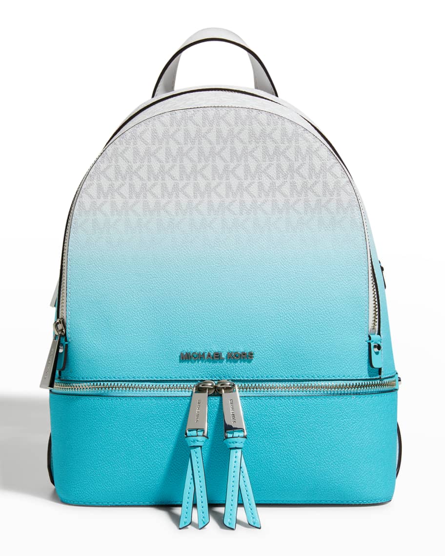 MICHAEL Michael Kors Rhea Small Leather Backpack in Blue