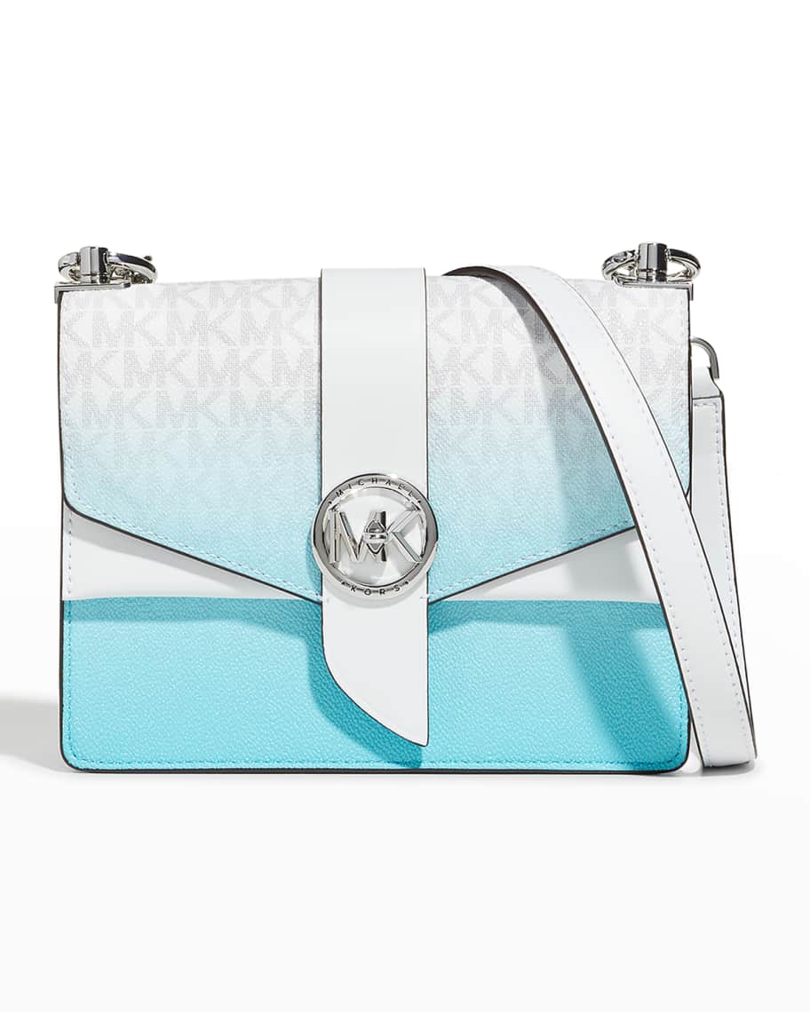 Michael kors teal discount crossbody