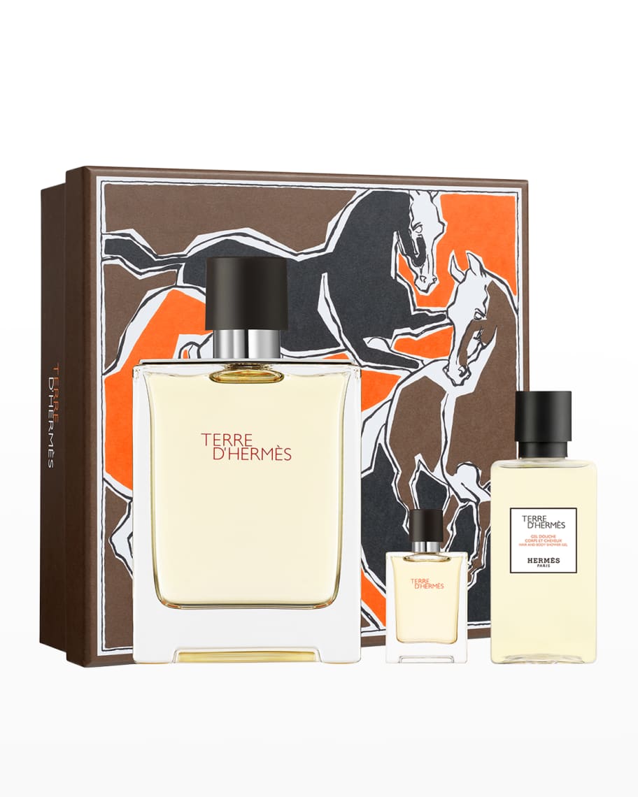 Hermes Terre d'Hermes Eau de Toilette & Shower Gel Gift Set | Neiman Marcus