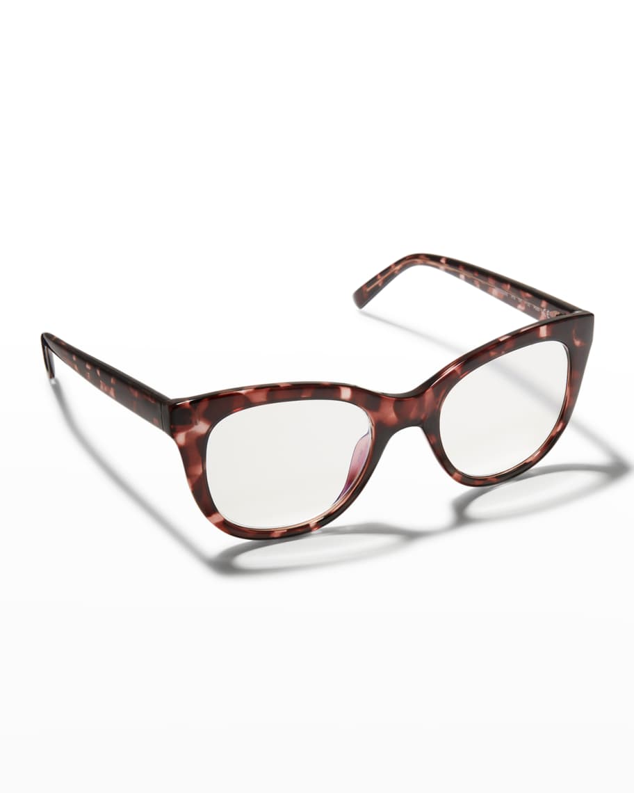 kate spade new york odessa round blue light blocking readers