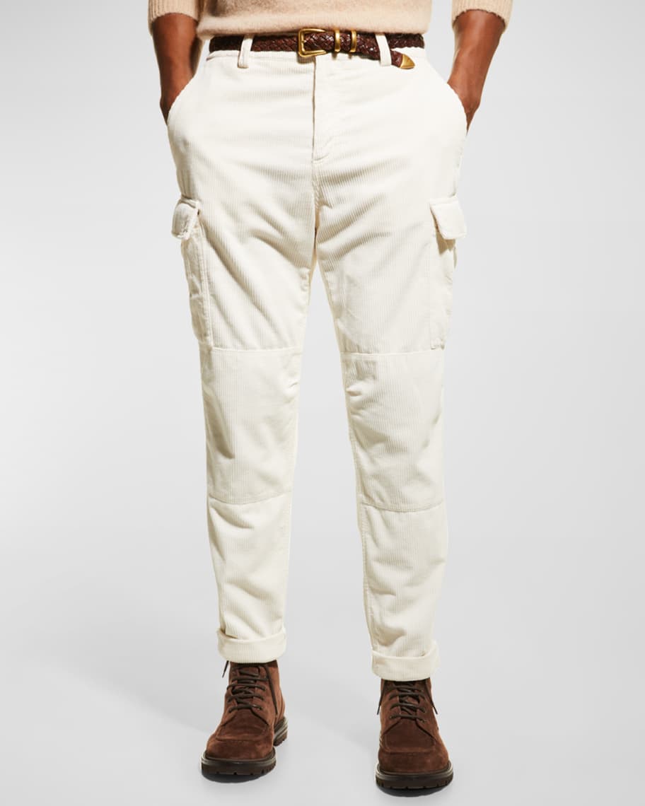 Brunello Cucinelli Men's Corduroy Pants | Neiman Marcus