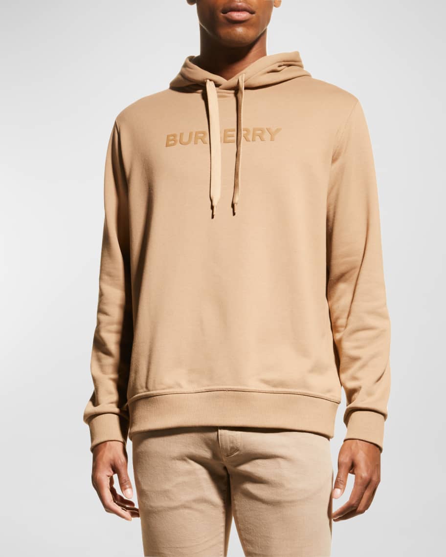 Burberry Tb Monogram Fleece Zipped Hoodie in Brown for Men