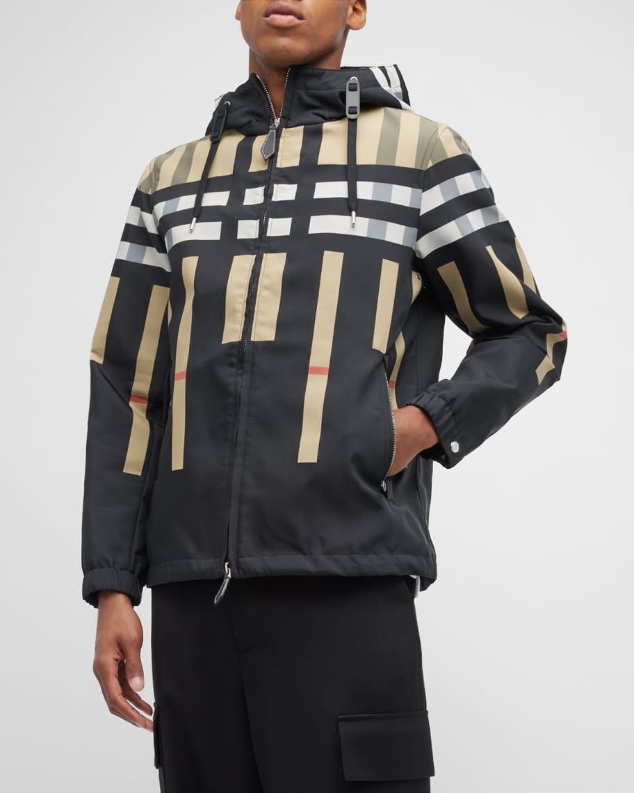 Burberry Men s Stanford Wind Resistant Jacket Neiman Marcus