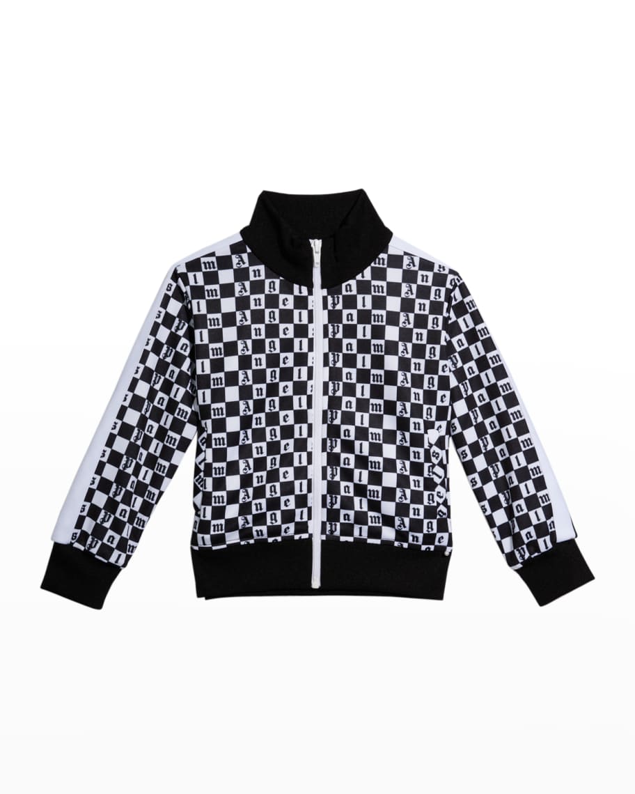Louis Vuitton Quilted Damier Zip-Up Jacket BLACK. Size S0