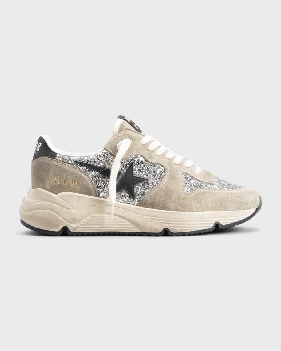 Golden Goose Star Dad Glitter Running Sneakers Neiman Marcus