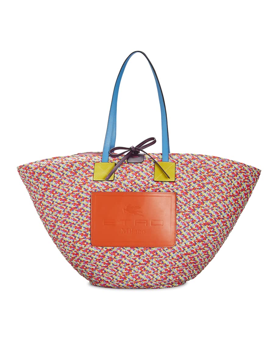 Totes bags Etro - Etro Beach shopper bag in ecru color - 1N4199916800