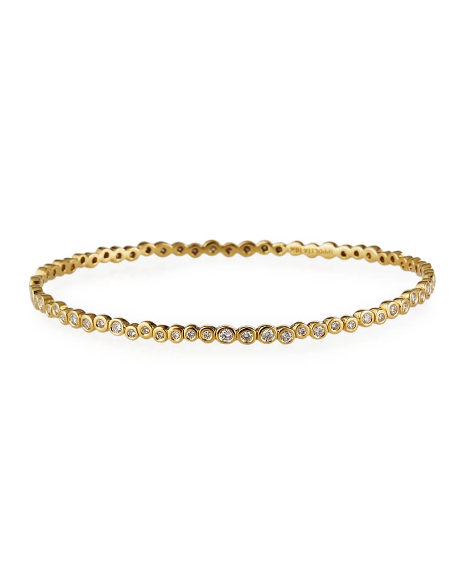 Ippolita Starlet 18k Gold Diamond Bangle | Neiman Marcus