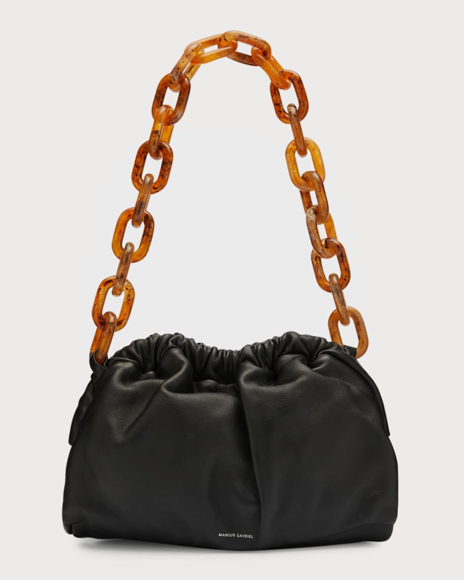 Mansur Gavriel Leather Twist Mini Bucket Bag