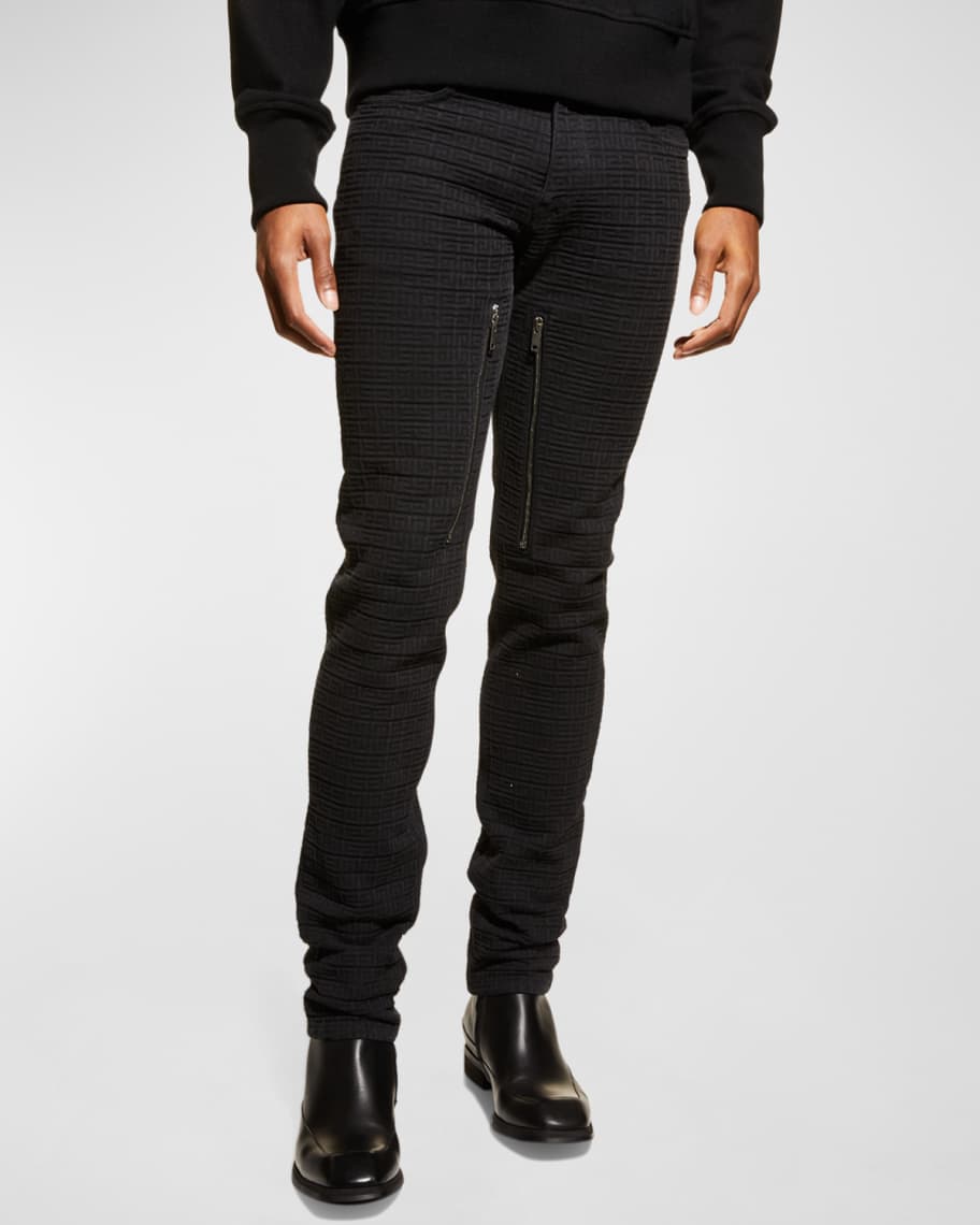 Givenchy Regular Fit Jacquard Jeans