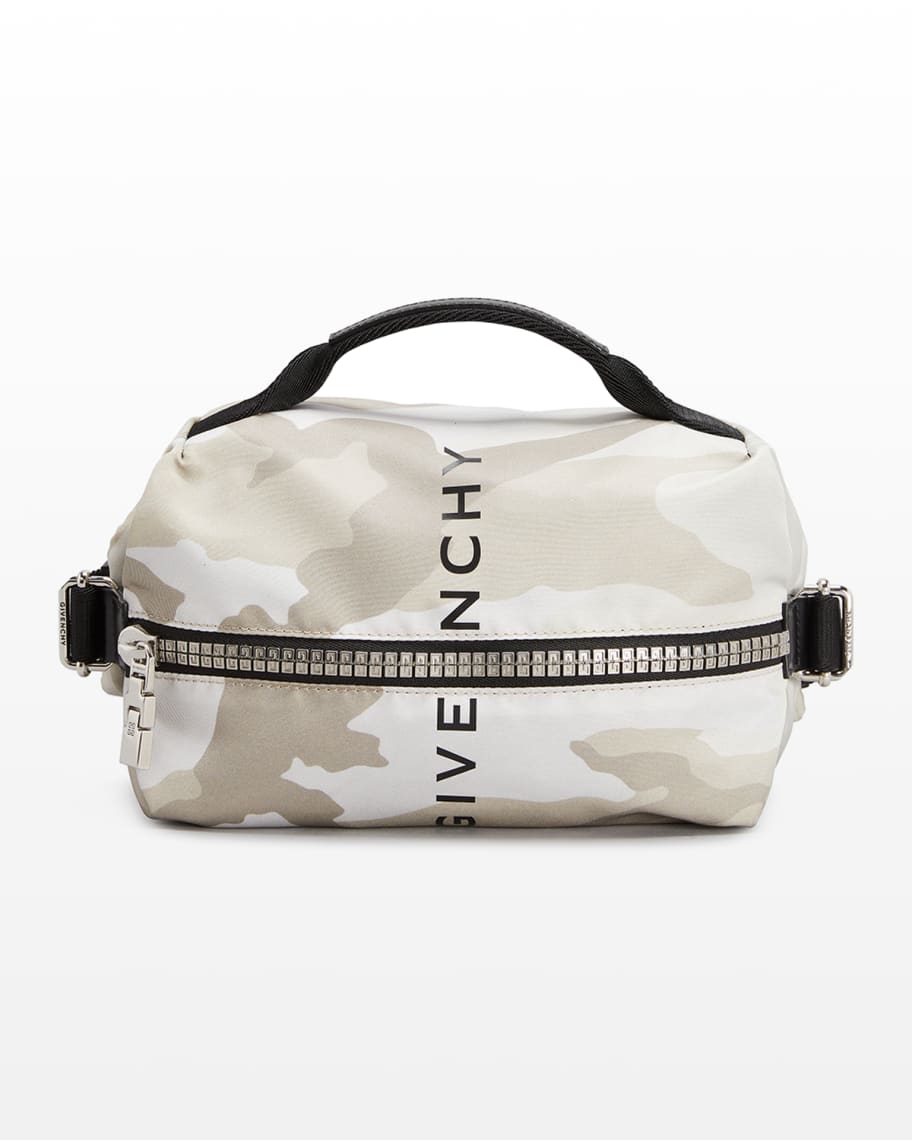 Givenchy Babies' 4g Camouflage-print Shorts In Kaki