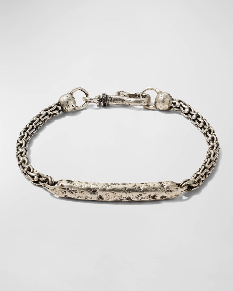 John Varvatos Men's Artisan Chain Link ID Bracelet | Neiman Marcus