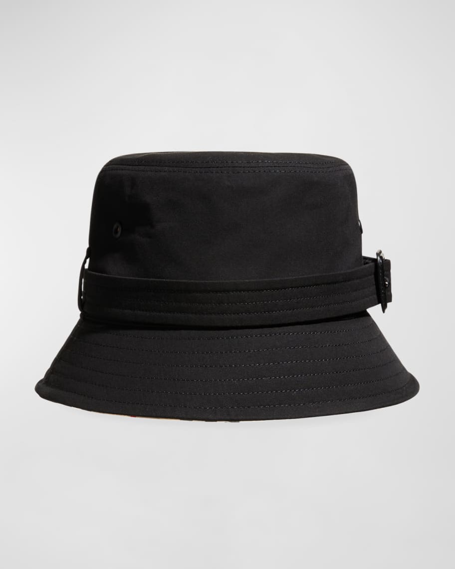 black burberry bucket hat