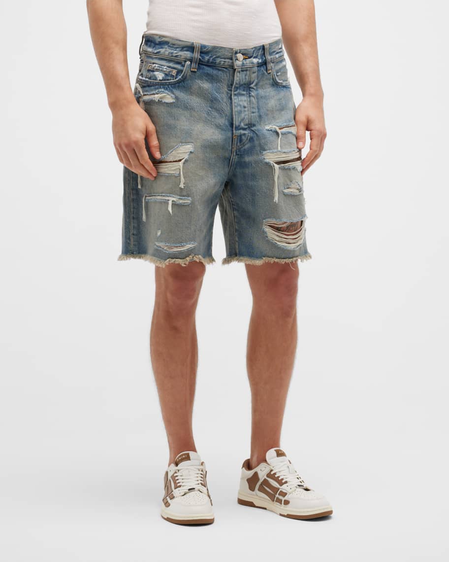 【AAKE】3-STAR PATCH BERMUDA PANTS Takashi Murakami / kaikai kiki - TMKK Denim Bermuda Short