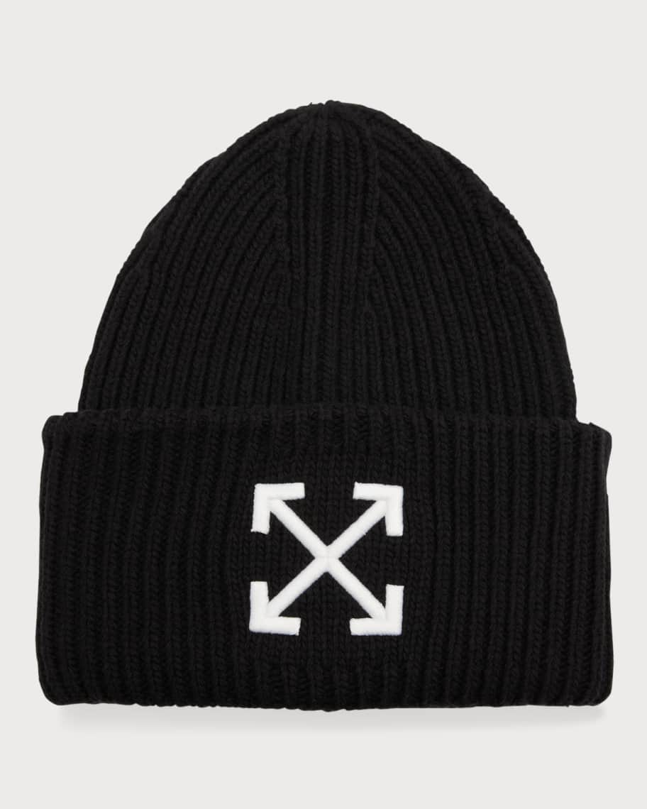 Off White Arrow Logo Black Beanie main image 1