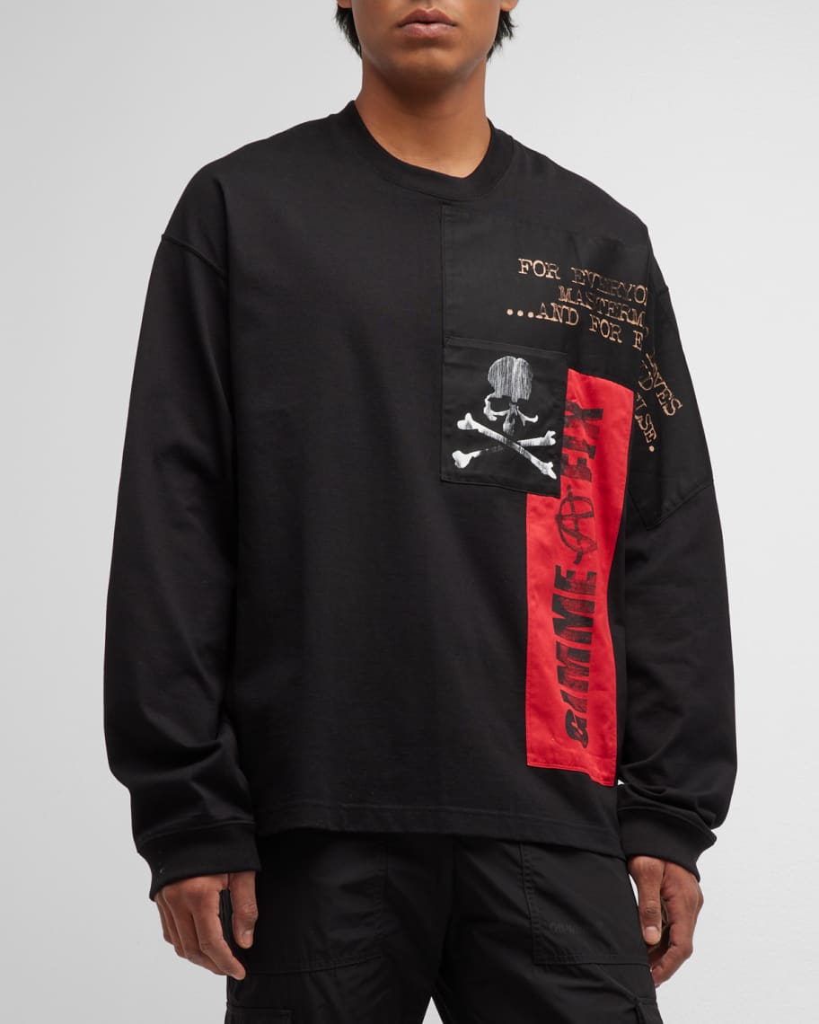 mastermind JAPAN Men's Oversized Patch T-Shirt | Neiman Marcus