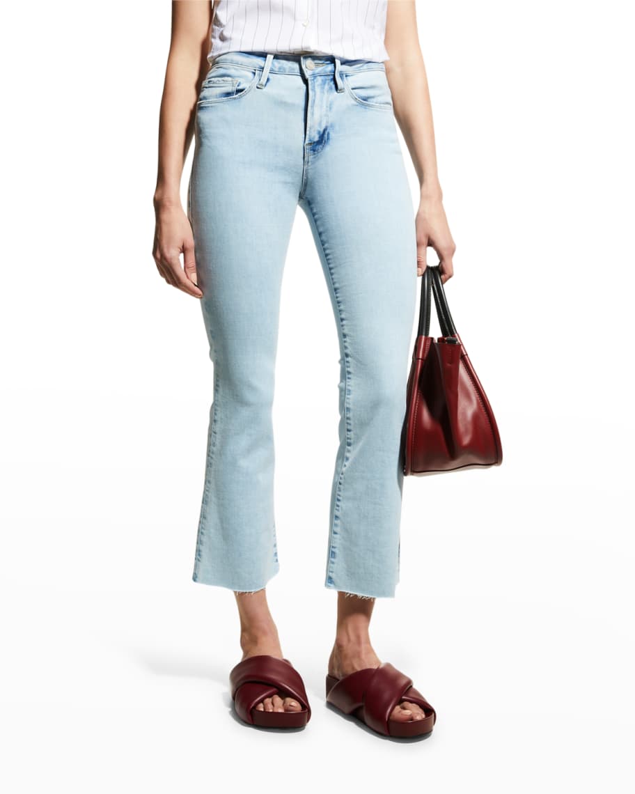 Frame le crop mini bootcut jeans new arrivals