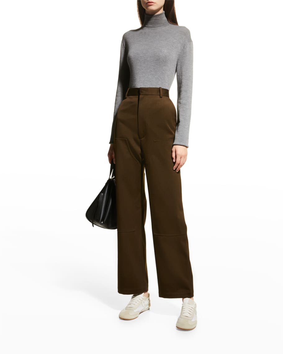 3 trousers cropped white jacket workwear look louis vuitton
