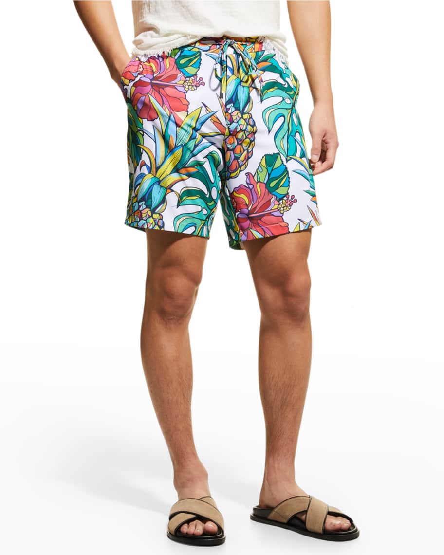 Men's Piña Colada Drawstring Shorts