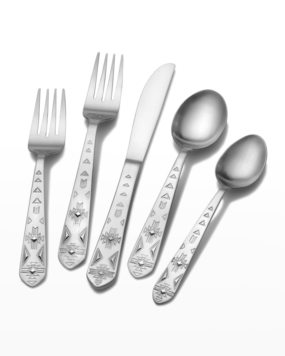 Towle Living Flamingo Flatware Set 20-Piece Stainless Steel