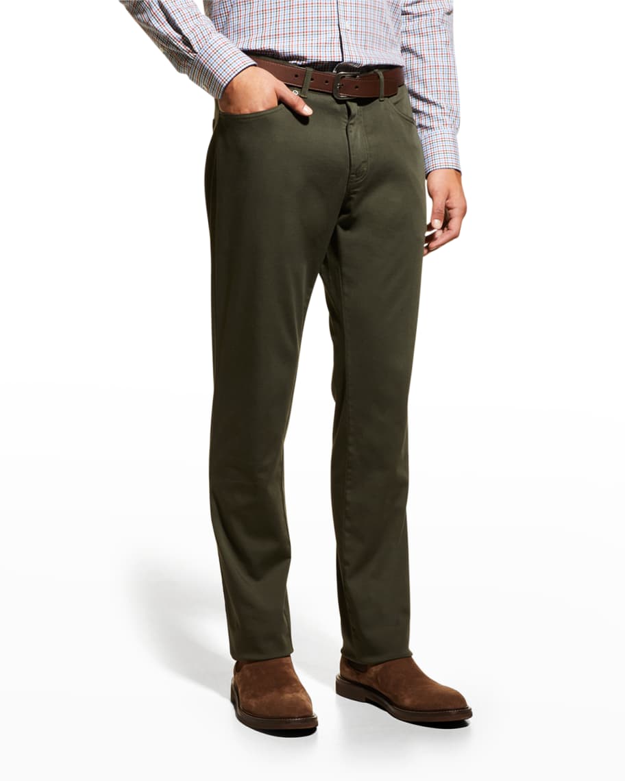 Peter Millar Men's Ultimate Sateen 5-Pocket Pants | Neiman Marcus