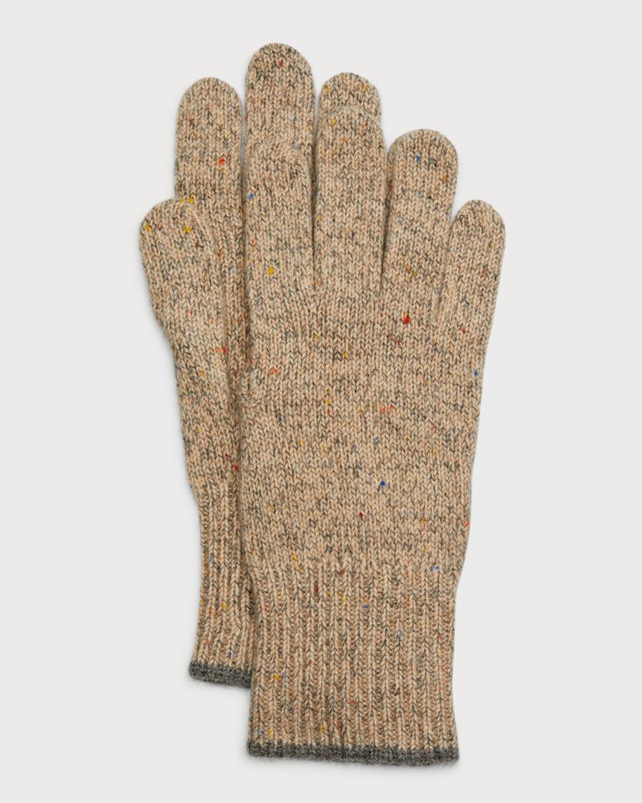 Brunello Cucinelli Multicolor Cashmere Gloves