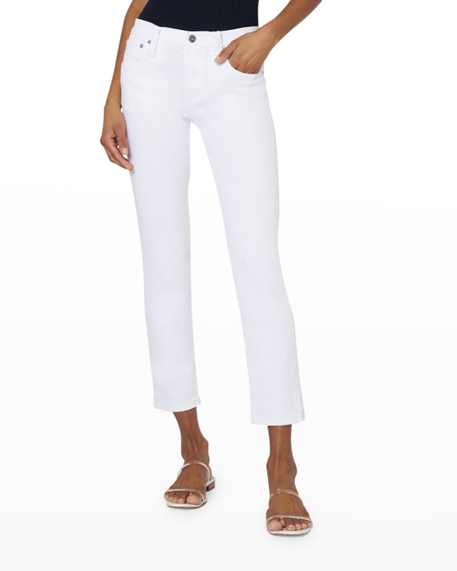 Milly Gale Cropped Skinny Jeans | Neiman Marcus