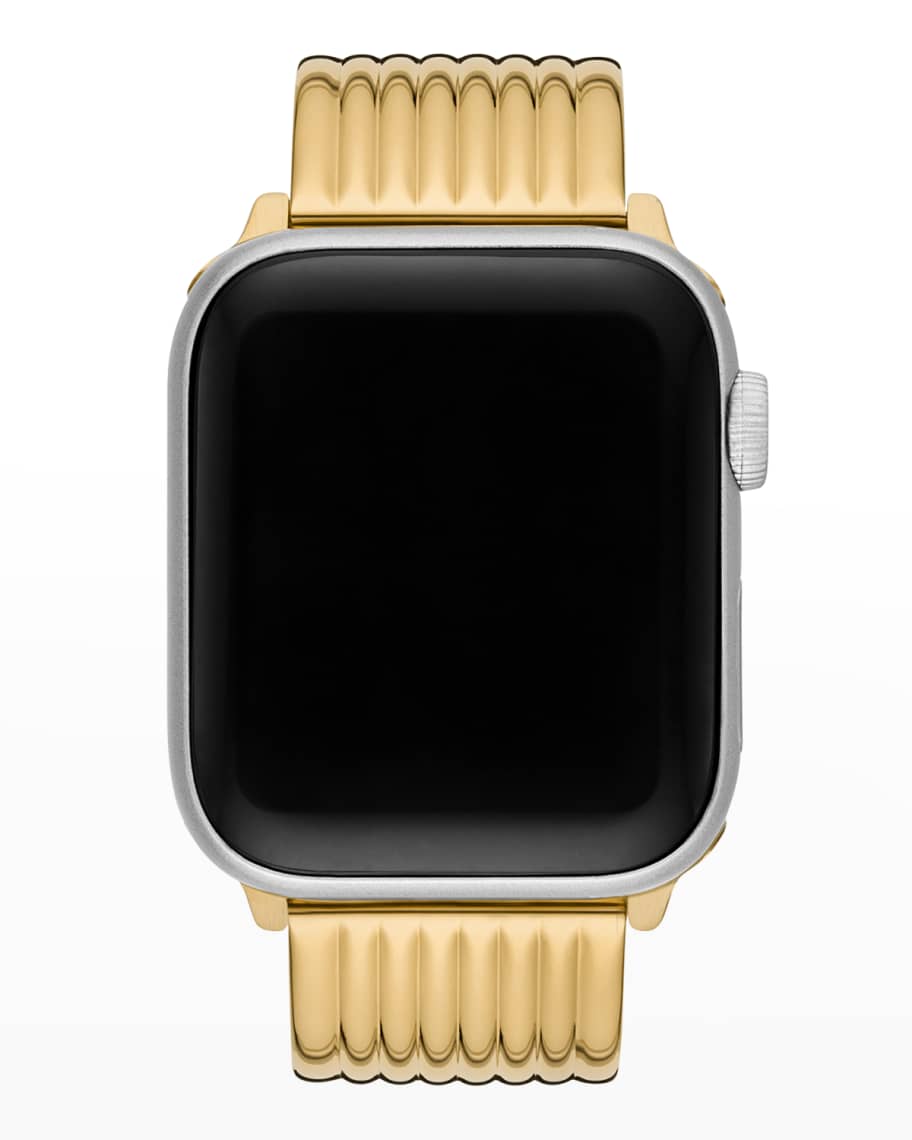 Tory Burch Gold-Tone Stainless Steel Apple Watch Bracelet, 38-41mm | Neiman  Marcus