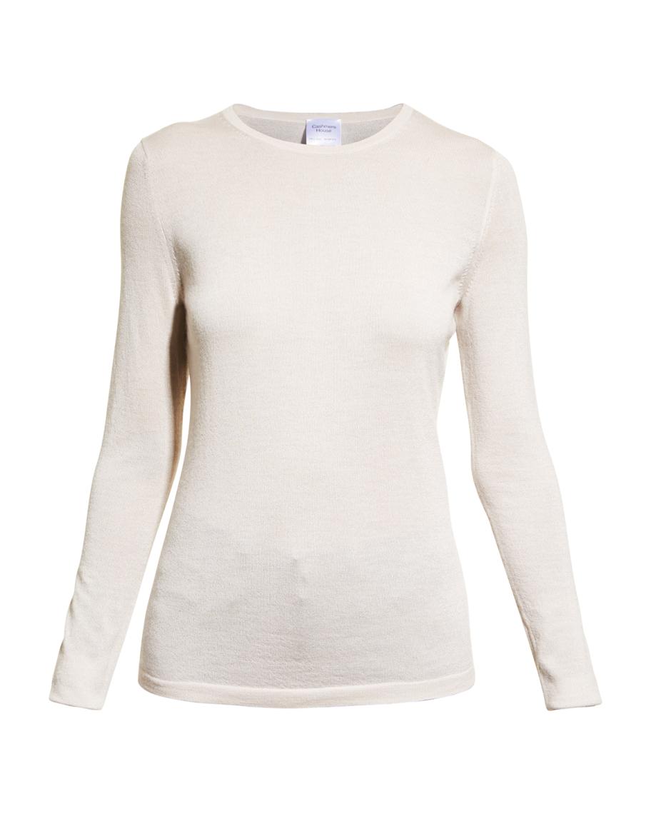 Neiman Marcus Cashmere Collection Superfine Cashmere Crewneck Sweater | Neiman  Marcus