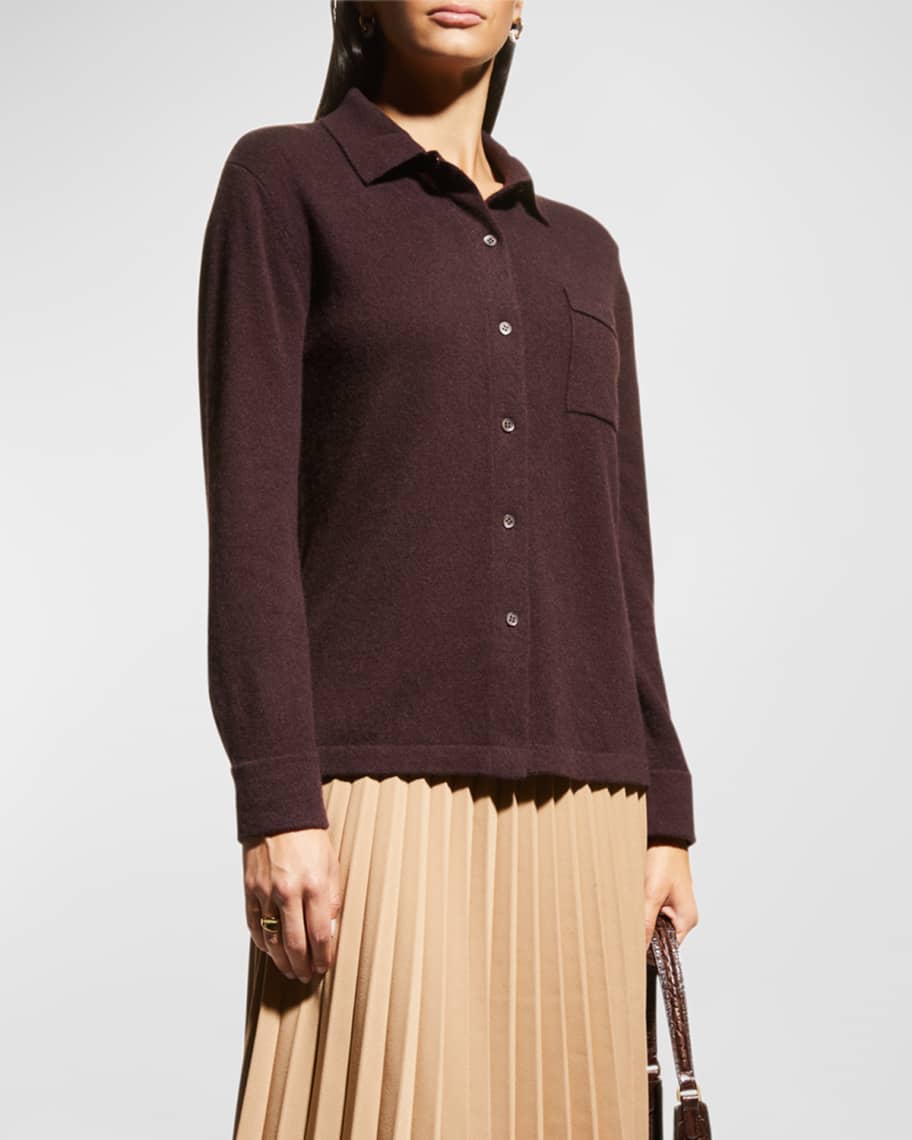 Neiman Marcus Cashmere Collection ButtonDown Cashmere Shirt Neiman