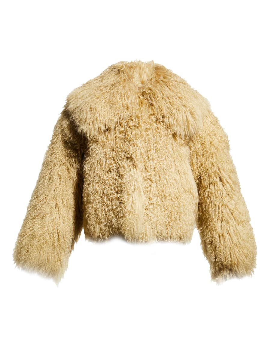 Lamb shearling coat best sale