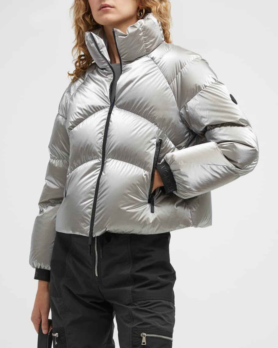 Louis Vuitton silver Reversible Quilted Puffer Jacket