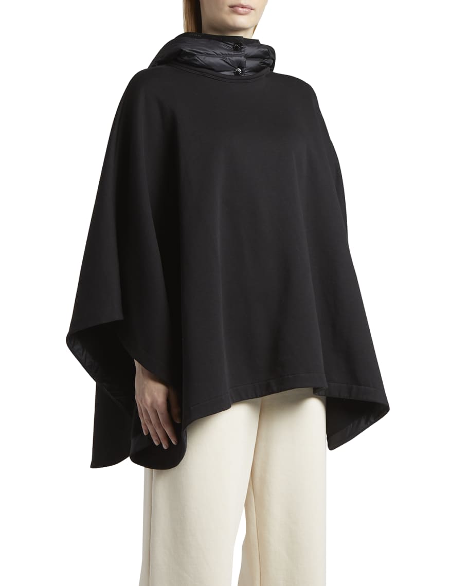 Valentino Garavani Wool Cape Coat with Monogram Lining - Bergdorf