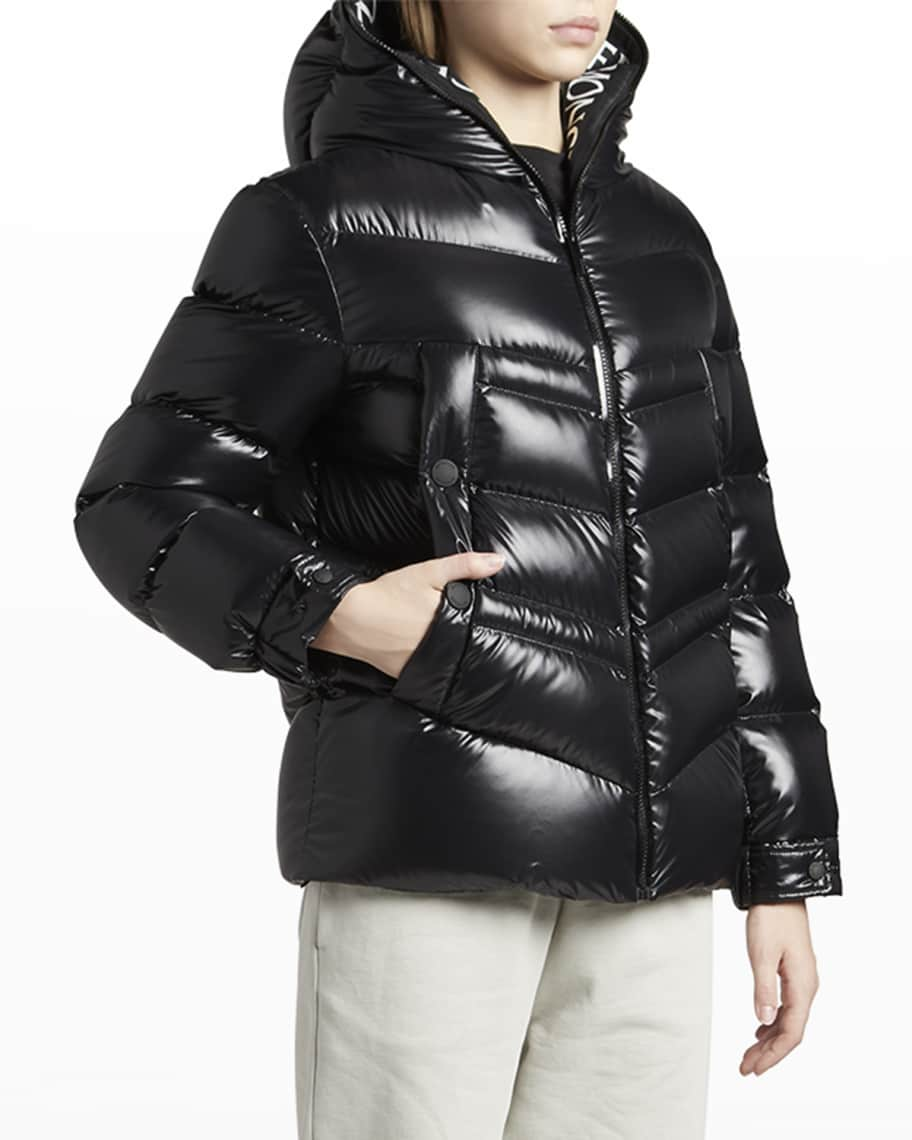 Moncler Clair Hooded Puffer Jacket | Neiman Marcus