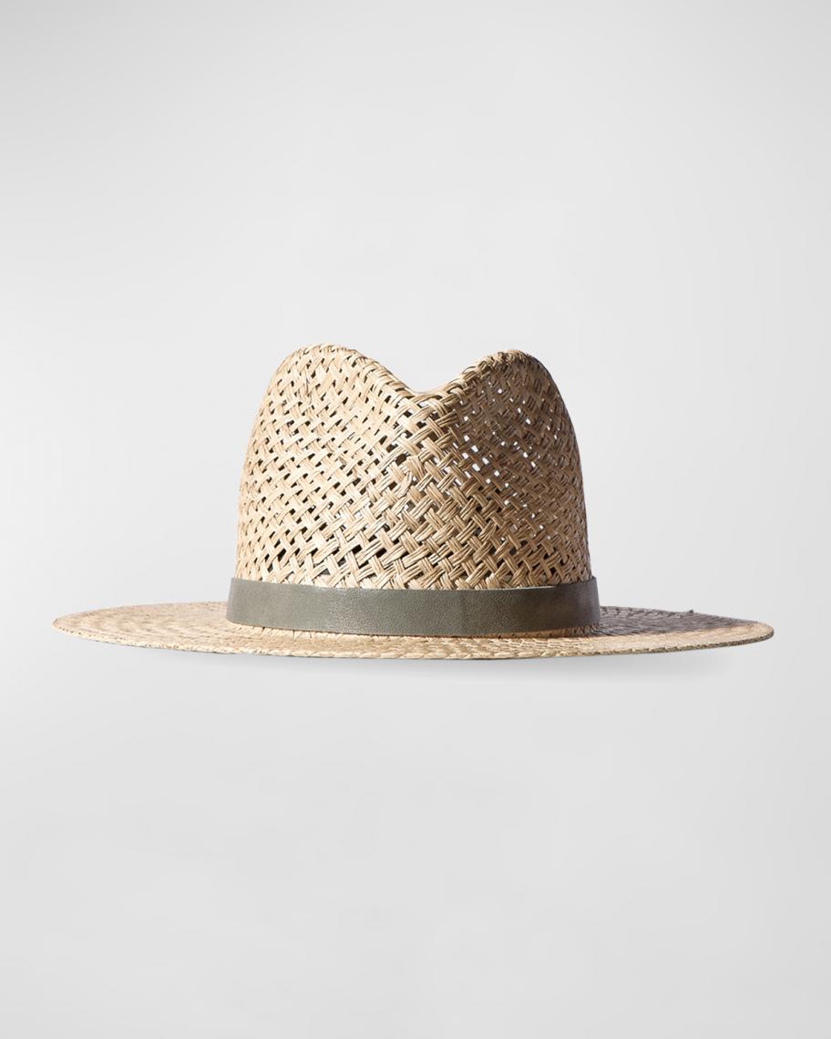 Janessa Leone Otis Natural Straw Fedora janes3021014a9b_1657640441386_  main image 2
