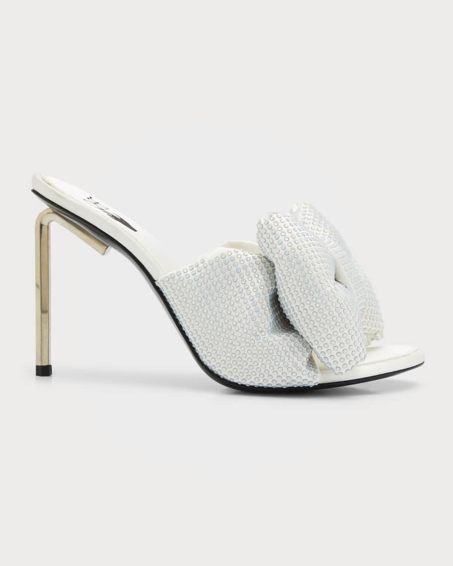【送料&関税込】Off-White Allen Bow Mules Off white allen bow mules