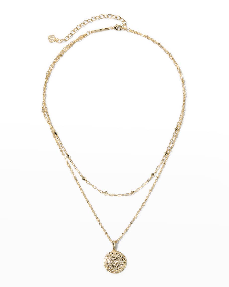 Harper Multi Strand Necklace in Gold