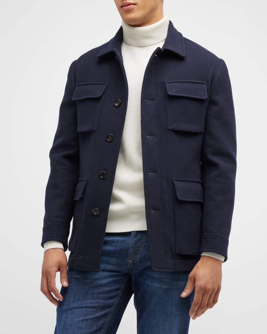 コート BRUNELLO CUCINELLI Viscose and wool safari jacket BRUNELLO CUCINELLI Safari Jacket | Holt Renfrew