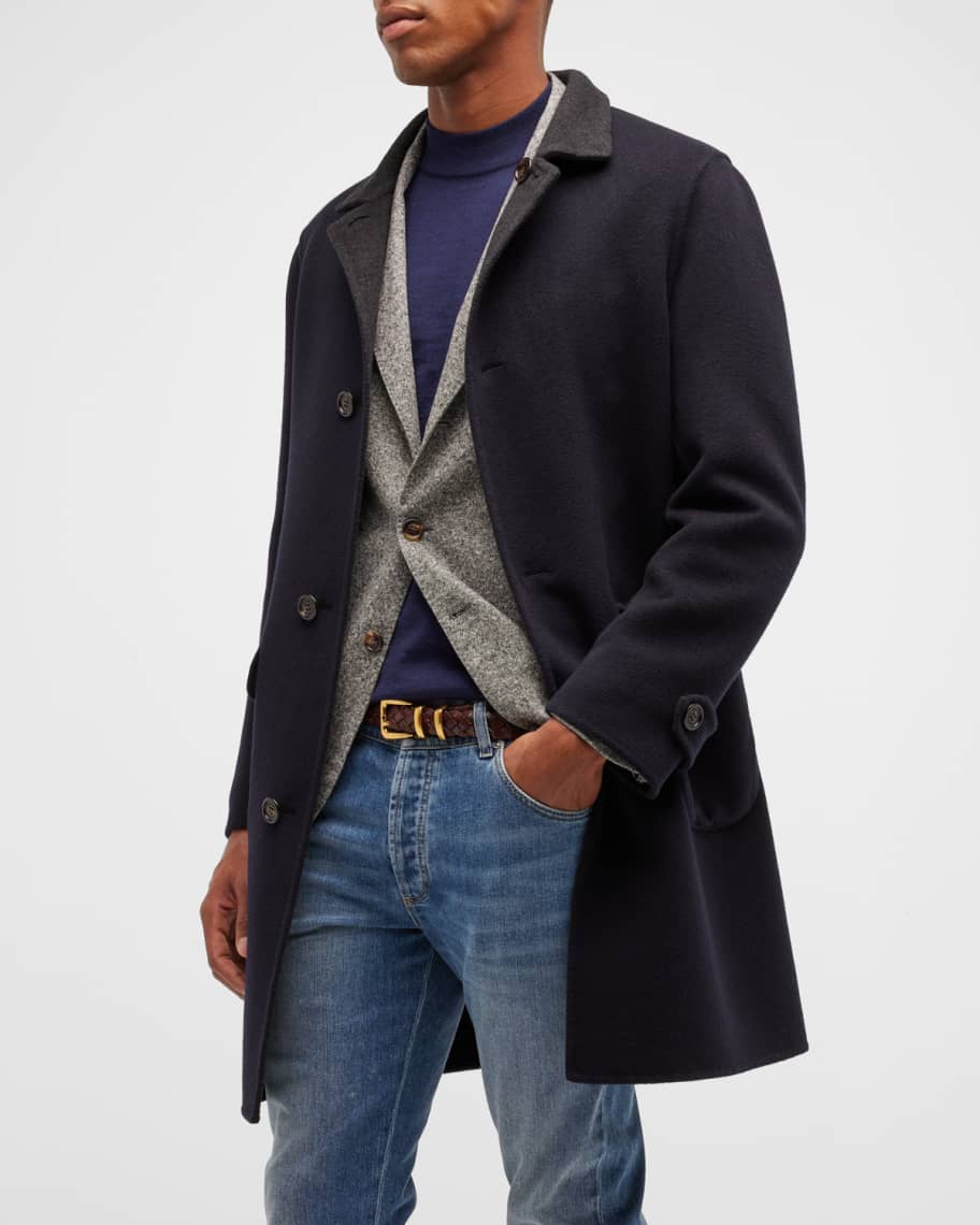 Brunello cucinelli reversible coat cheap