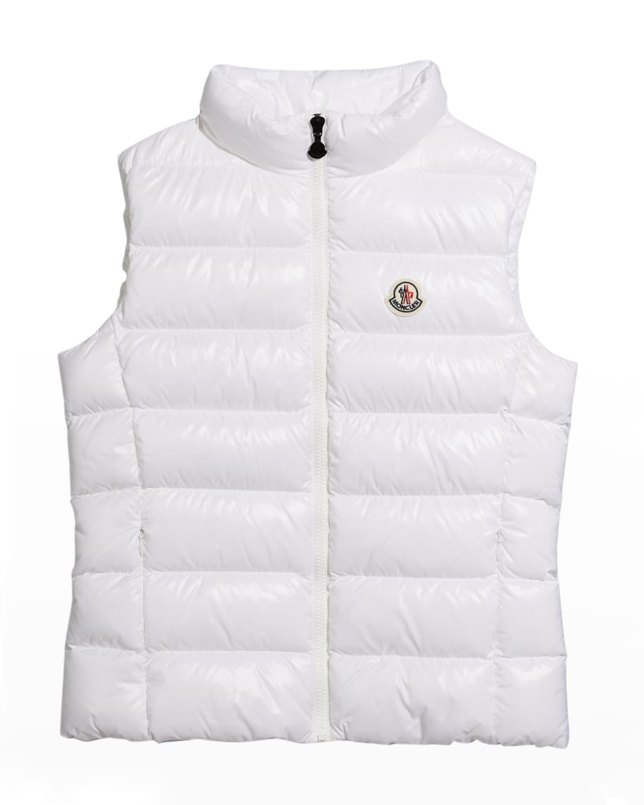 Moncler Girl's Ghany Quilted Vest, Size 8-14 | Neiman Marcus