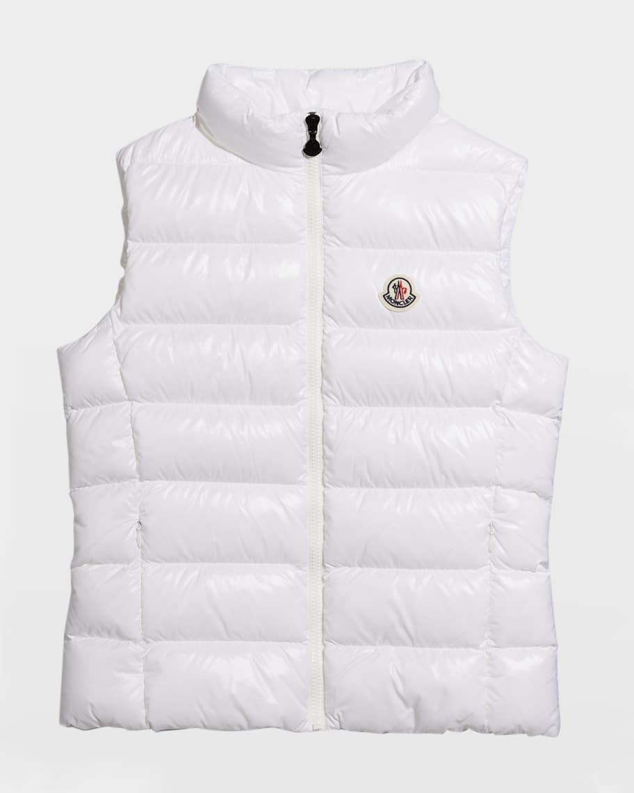 Moncler Girl's Ghany Quilted Vest, Size 8-14 | Neiman Marcus