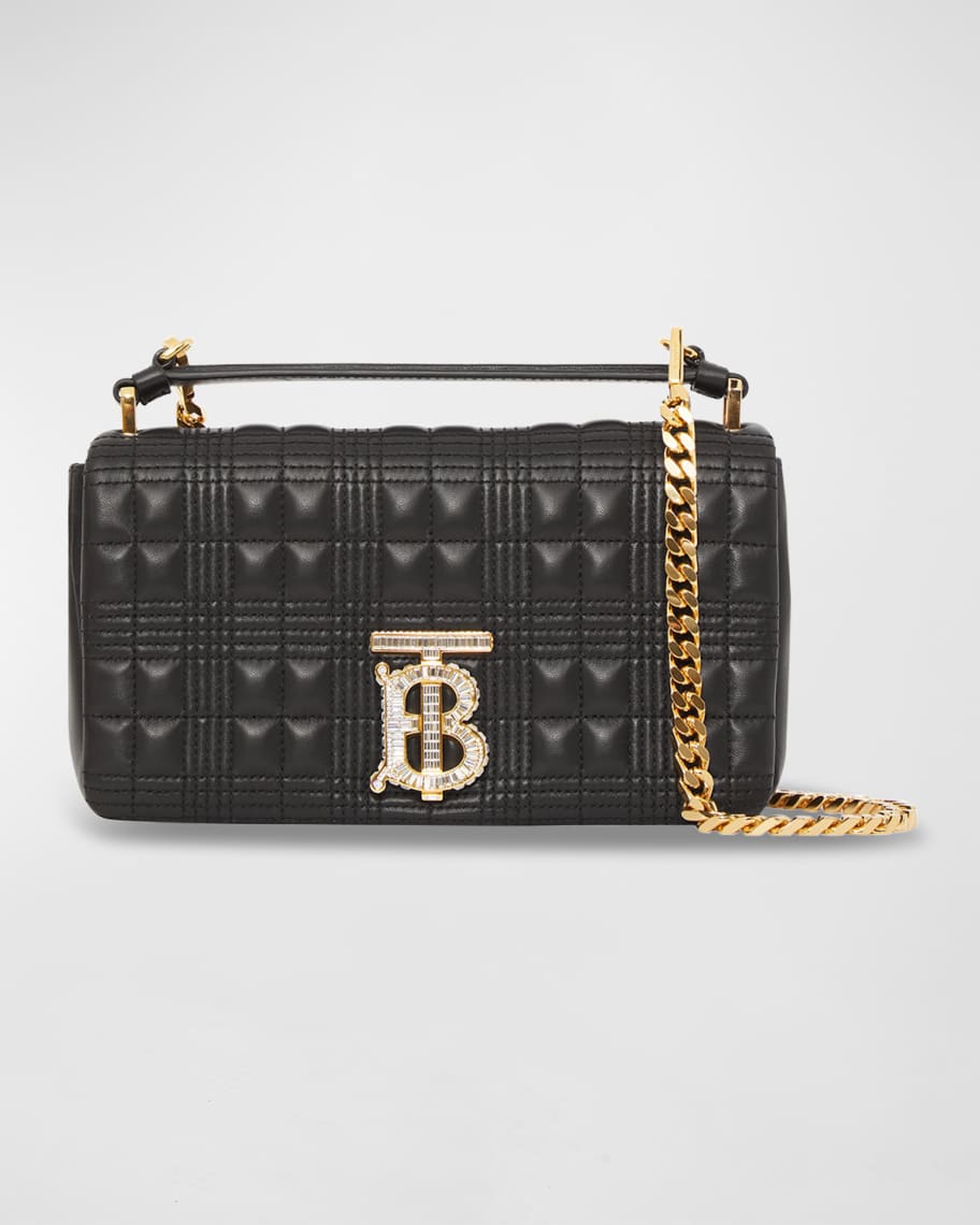 Burberry Lola Small Quilted Lambskin Chain Crossbody Bag | Neiman Marcus