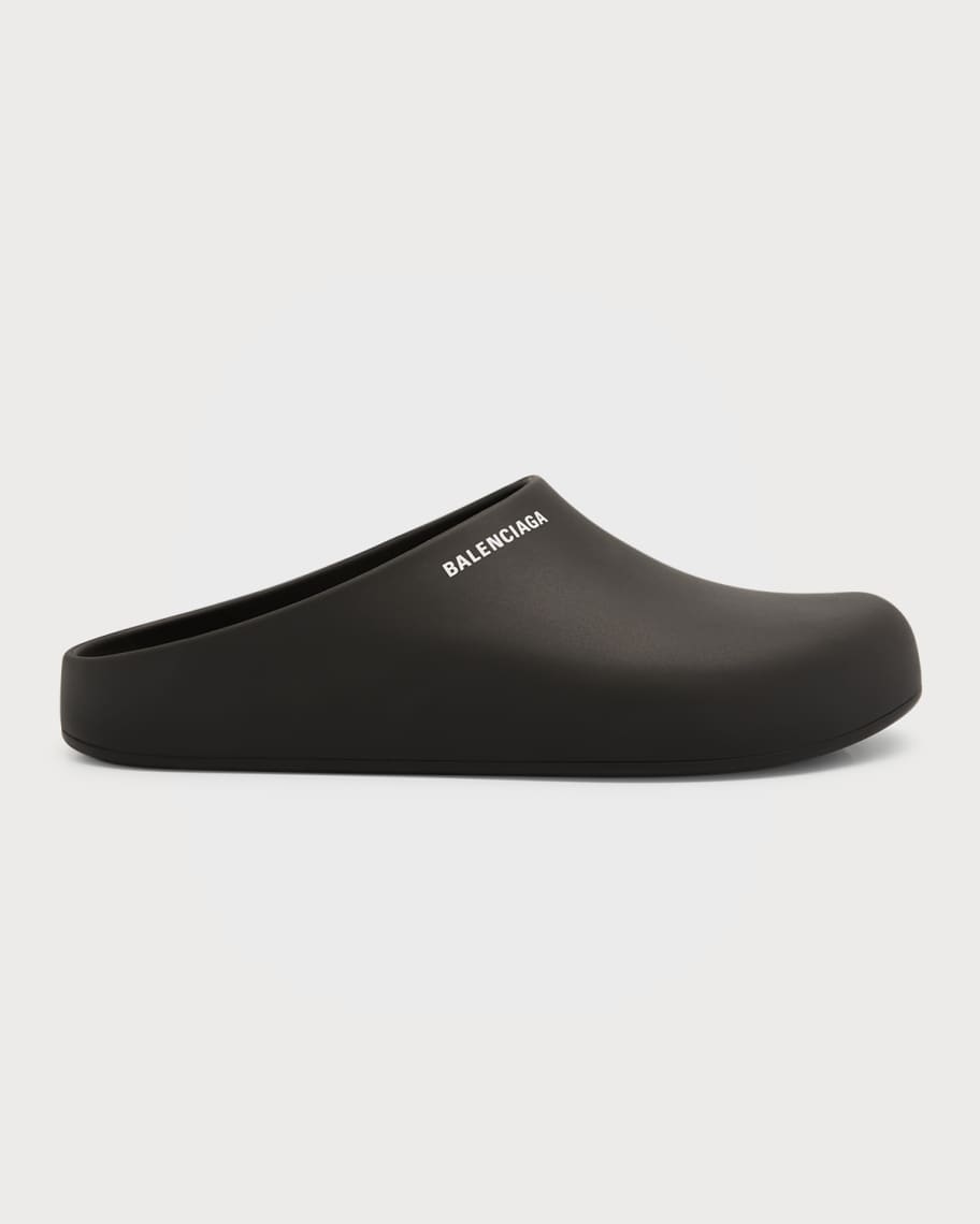 balenciaga clog pool slides
