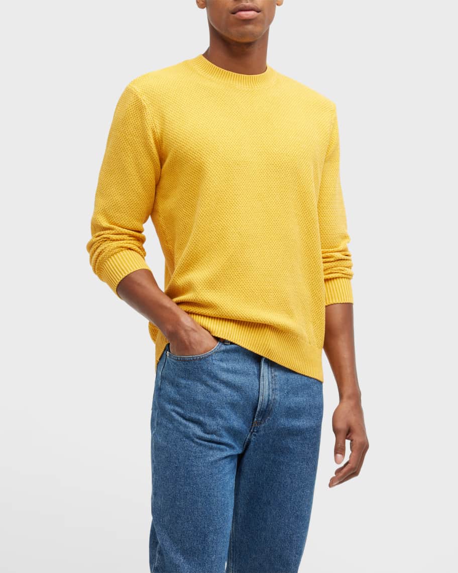 Onia Men's Cotton Knit Crewneck Sweater | Neiman Marcus