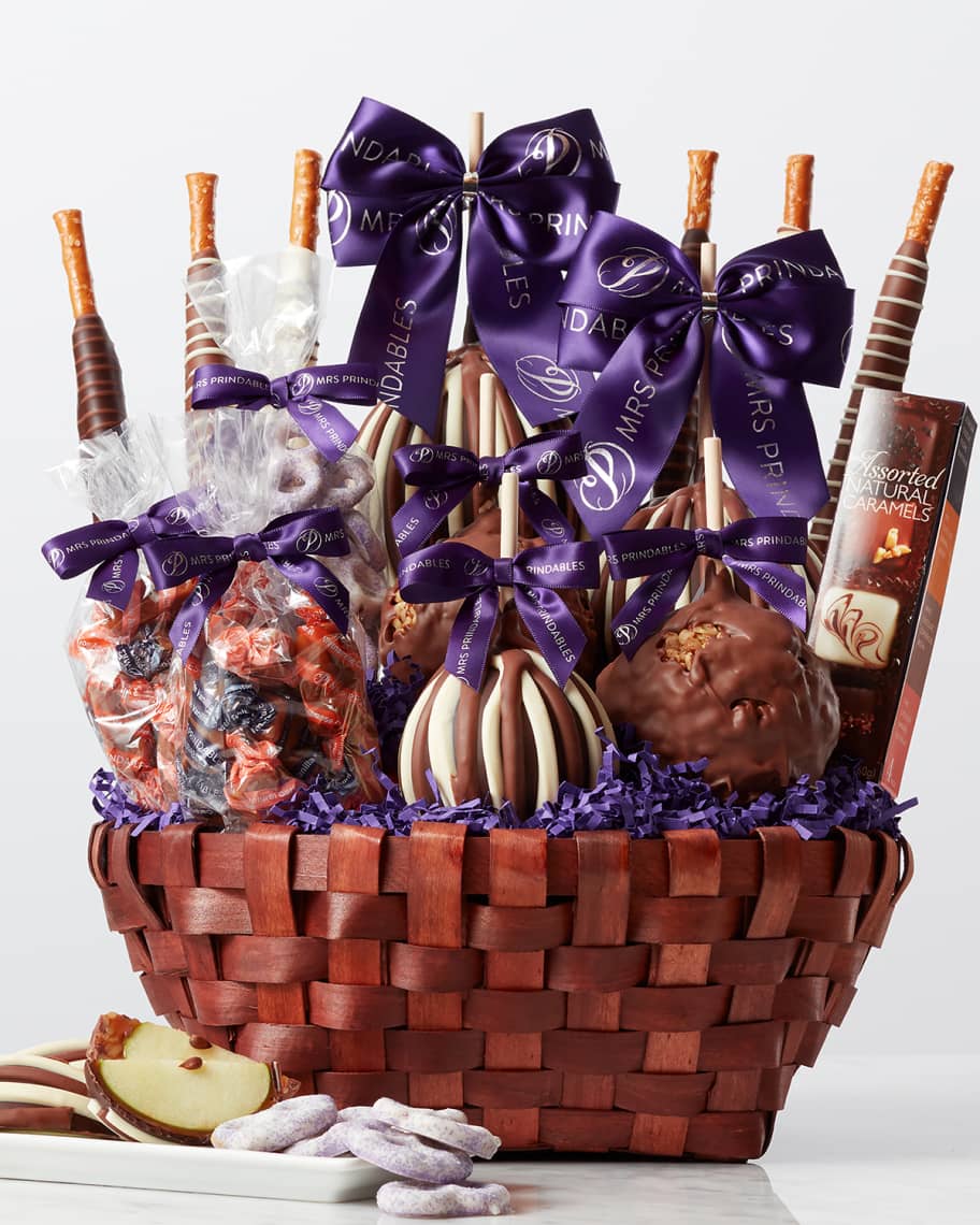 Mrs Prindable's Premium Caramel Apple Gift Basket Neiman Marcus