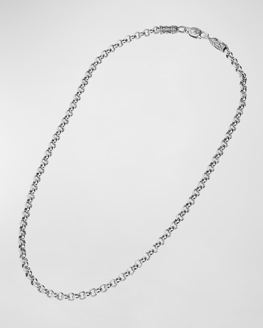 Konstantino Men's Sterling Silver Cable Chain Necklace, 20"L Neiman